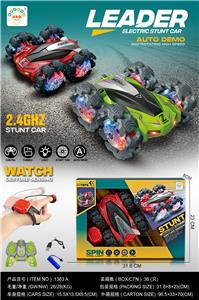 10通1:20，24G爆炸轮双面特技车(包电)3.7V钾电池USB线 - OBL10212740