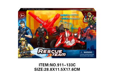 Sets / fire rescue set of / ambulance - OBL10213417