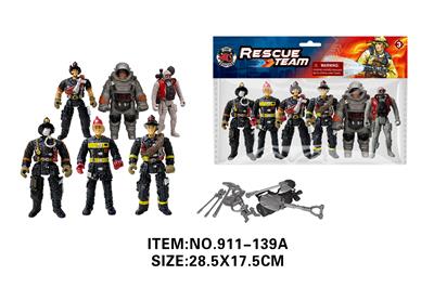 Sets / fire rescue set of / ambulance - OBL10213444