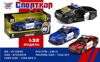 1:32 合金车模 福特谢尔比 开门回力（1只装）俄文 - OBL10213654