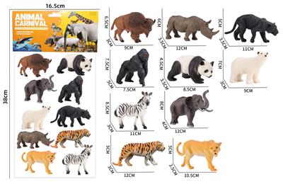野生动物系列大猩猩卡头袋装10PCS - OBL10214439