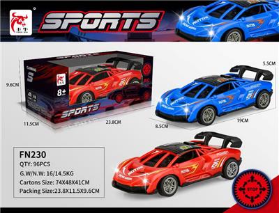 四通带灯光遥控车（车身3AA，遥控器2AA，不包） - OBL10217084