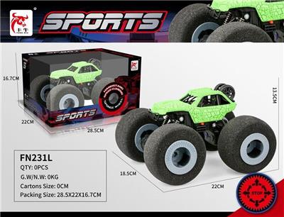 27频四通海棉轮裂纹遥控车 - OBL10217089