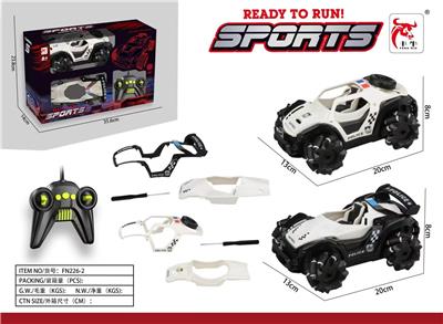 DIY2.4G换壳六通横遥控警车 - OBL10217094