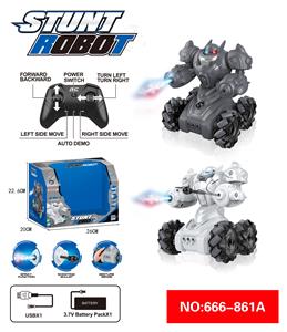 2.4G特技遥控机器人包电+灯光 - OBL10217815