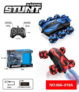 六轮特技遥控车喷烟灯光 - OBL10217826