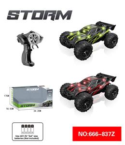 2.4G高速透光遥控车+灯光（不包电） - OBL10217840