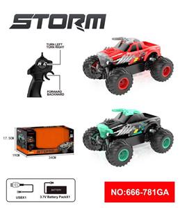 2.4G高速透光遥控车（包电） - OBL10217841