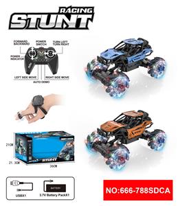 2.4G 特技侧行遥控车+感应手表（包电）USB线 - OBL10217903