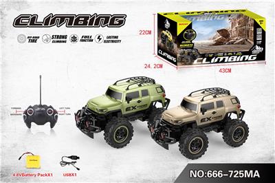1:12 四通越野遥控车+灯光（包电）usb线 - OBL10217929