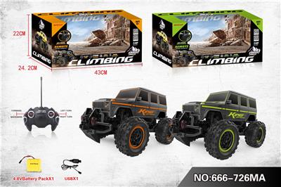 1:12 四通越野遥控车+灯光（包电）usb线 - OBL10217932