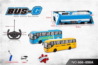四通巴士遥控车+灯光（包电） - OBL10217943