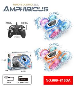 2.4G水陆遥控双面特技车（包电）USB线 2.4G - OBL10217974