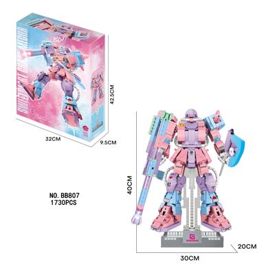 DIY拼装恐龙积木
甜心察库机甲(包电1粒LR41纽扣) - OBL10218364