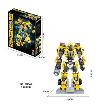 DIY拼装恐龙积木
赛博坦黄蜂战神 - OBL10218365