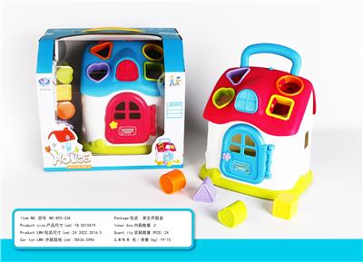 益智积木屋（蓝/红二色混装） - OBL10219223