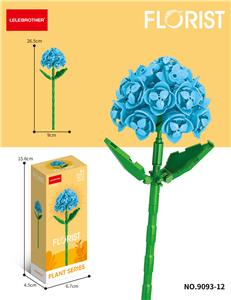 蓝绣球花 107PCS         （低价冲量款） - OBL10219885