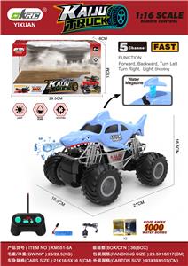 充电鲨鱼打水弹遥控车 - OBL10220222