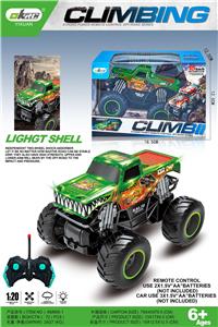 PVC灯光高速喷雾遥控车大脚怪 - OBL10220229