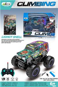 充电PVC灯光高速喷雾遥控车大脚怪 - OBL10220234