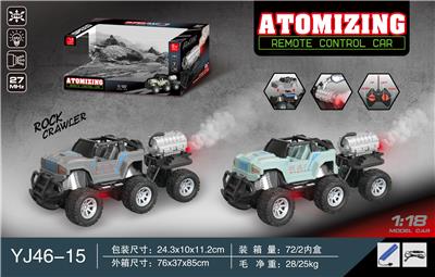 六轮喷雾四通遥控车带灯光（包电） - OBL10220288