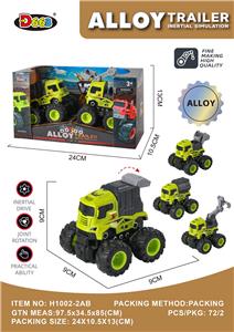 合金惯性城市环卫车(2只装，2款混装） - OBL10220854