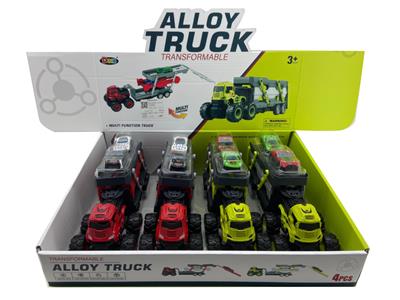 合金变形运输车
(惯性)(4只装） - OBL10220907