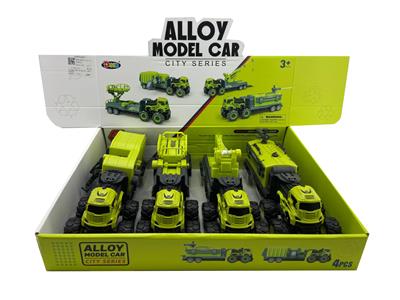 合金拖头城市系列
（惯性）（4款装） - OBL10220910