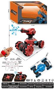 2.4G双遥控扭变侧移特技打水弹遥控车(2.4G包电) - OBL10222969
