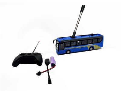 (包电 锂电池)1:32遥控四通带灯光单节巴士 包电锂电池（蓝色） - OBL10224027