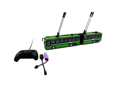 (包电 锂电池)1:32遥控四通带灯光双节节巴士 （绿色） - OBL10224029