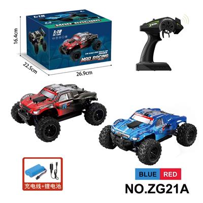 1：18四驱全比例高速车越野PVC车壳（2.4G包电） - OBL10224331