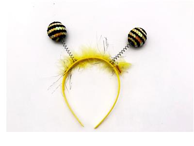 珠片圆球弹簧毛绒发箍 - OBL10225646