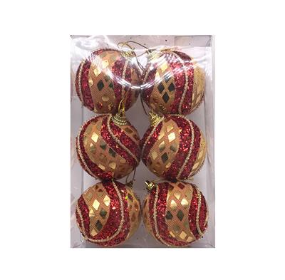5.5CM圣诞红球6PCS - OBL10225787