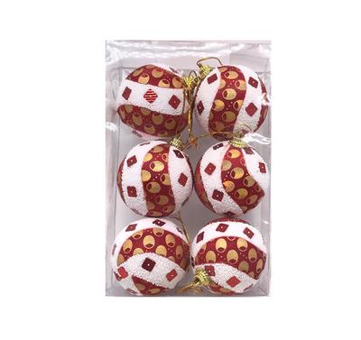 5.5CM圣诞白球6PCS - OBL10225788