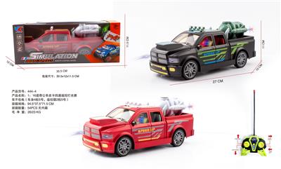 1：16道奇公羊皮卡四通遥控灯光赛车不包电（车身4粒5号，遥控器2粒5号） - OBL10226051