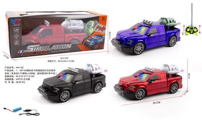 1：16F150福特皮卡四通遥控灯光仿真车包电（车身包3.7V锂电+USB线，遥控器2粒5号不包） - OBL10226062
