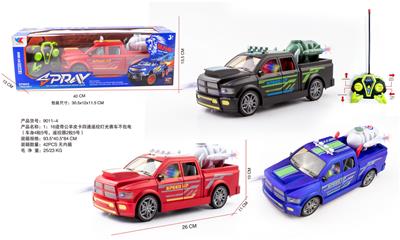 1：16道奇公羊皮卡四通遥控灯光赛车不包电（车身4粒5号，遥控器2粒5号） - OBL10226073