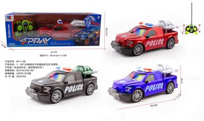 1：16F150福特皮卡四通遥控灯光警车不包电（车身3粒5号，遥控器2粒5号） - OBL10226082