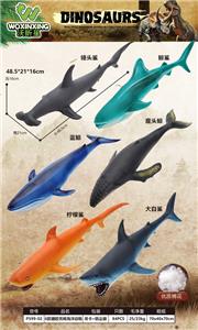 6款50cm搪胶充海洋林动物混装 - OBL10226618