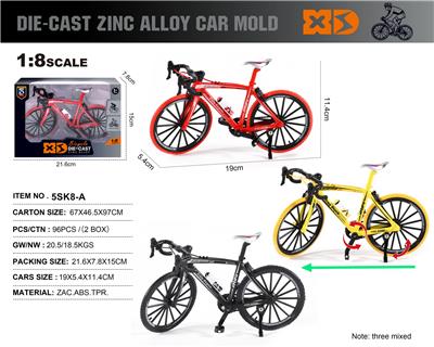英文1:8压铸锌合金弯把公路自行车 - OBL10226669