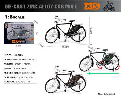英文1:8压铸锌合金复古自行车 - OBL10226680