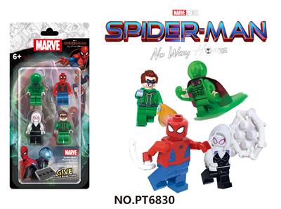 蜘蛛侠大战神秘客积木人仔4PCS - OBL10227230