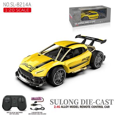 2.4G 1：20合金遥控遥控车 黄色 - OBL10227349