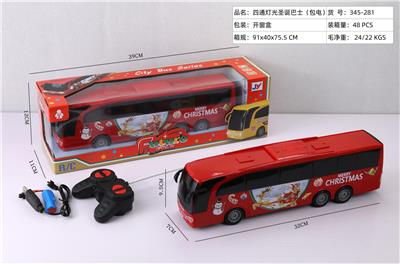 四通灯光圣诞巴士 - OBL10227532