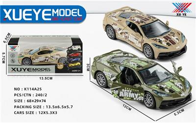 1:32 合金肌肉车克尔维特 开门回力（1只装） - OBL10228298
