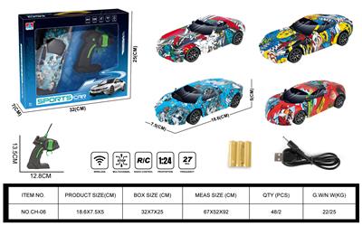 1：24四通遥控涂鸦遥控车 - OBL10228581