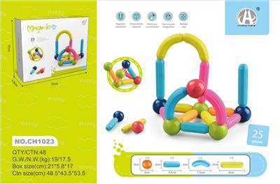 小尺寸拼装磁力棒 25PCS - OBL10229467