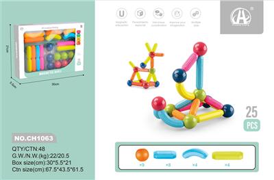 小尺寸拼装磁力棒
25PCS - OBL10229494