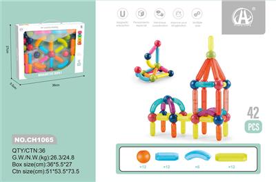 小尺寸拼装磁力棒
42PCS - OBL10229496